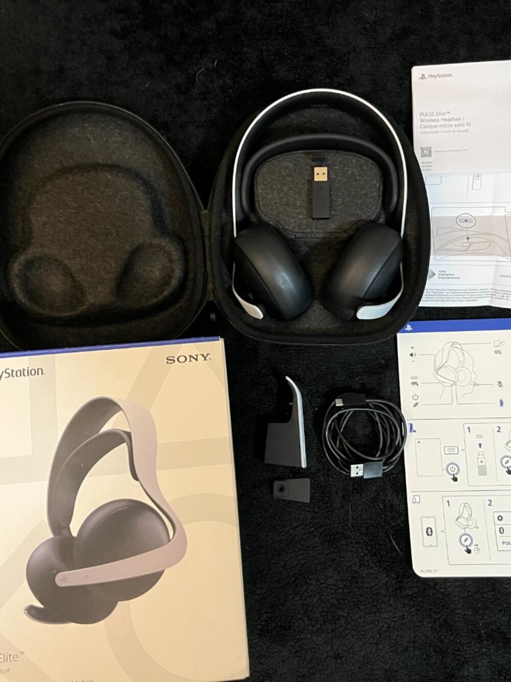 Sony - PlayStation PULSE Elite Wireless Headset [White] - PS5/PS Portal/PC/MAC